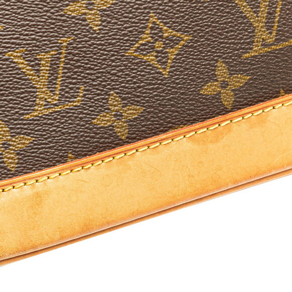 LOUIS VUITTON Brown Monogram Leather Alma PM Shoulder Bag - Picture 4 of 12